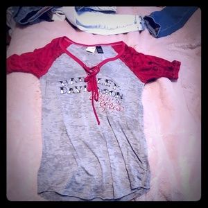 Harley's Davidson size s half sleeve shirt